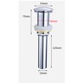 thumbnail image 2 of Sink Drain, Pop Up Sink Drain Universal, Sink Drain without Overflow for Copper Sink, 2 of 5