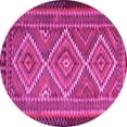 thumbnail image 1 of Ahgly Company Indoor Round Persian Pink Traditional Area Rugs, 4' Round, 1 of 4