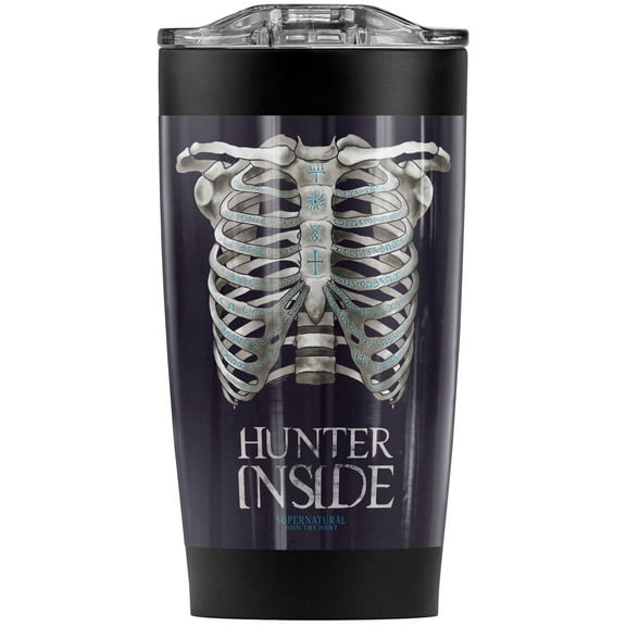 Supernatural Hunter Inside Stainless Steel Tumbler 20 oz Coffee Travel Mug/Cup, Vacuum Insulated & Double Wall with Leakproof Sliding Lid | Great for Hot Drinks and Cold Beverages