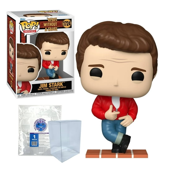 Rebel Without a Cause Jim Stark #1724 Funko Pop!    Blue Salamander Emporium Plastic Protective Case