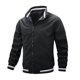 thumbnail image 1 of Chaqueta de hombre con cuello alto de moda casual a rayas., 1 of 3