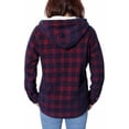 thumbnail image 2 of Soho Threads Women's Corduroy Hooded Jacket (Light Blue, Large), 2 of 11