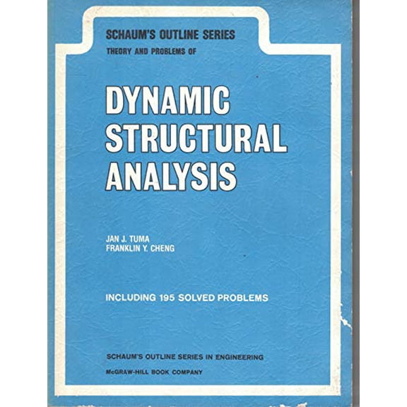Pre-Owned Dynamic Structural Analysis: Schaum's Outline of Theory and Problems of, 9780070654372, 0070654379, Paperback,