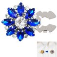 thumbnail image 3 of Wojeull Rhinestone Button Covers Buttons For Clothing Detachable Shirt Button Clips Buttons Jewelry Button Snaps With Pliers For Dress Suit Tux Shirt Accessories 1pc, 3 of 3