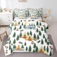 thumbnail image 1 of Erosebridal Ensemble de Literie pour VR/auto, Format Grand Lit, Ensemble de Lit « Happy Camping », Décor Rustique de Ferme, Réversible, 7 Pcs, 1 of 5