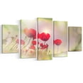 thumbnail image 2 of Wild Red Poppy Flowers - Floral Canvas Art Print, 2 of 3