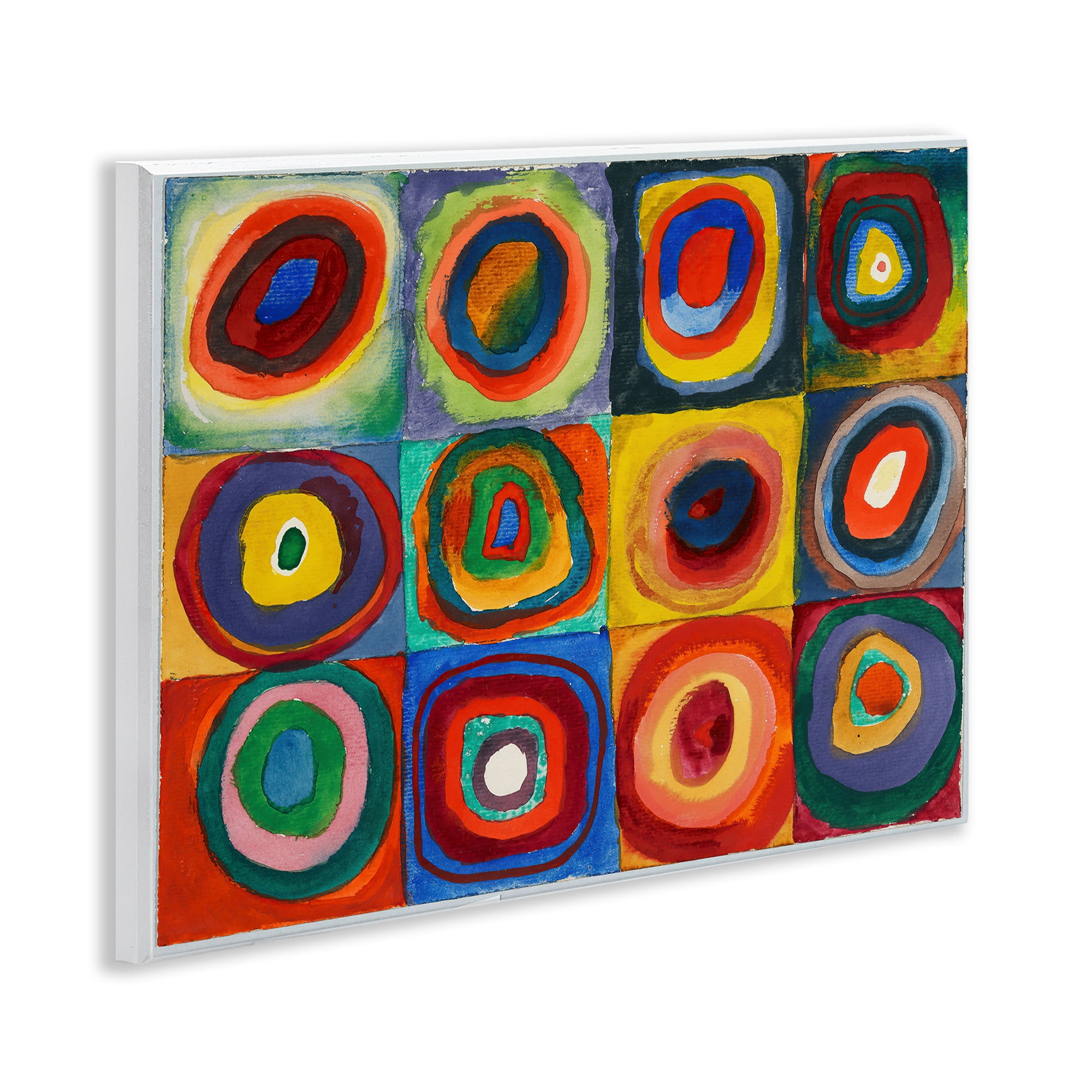 Stupell Industries Kandinsky Classic Circles Abstract Painting Unframed Art Print Wall Art, 14 x 11