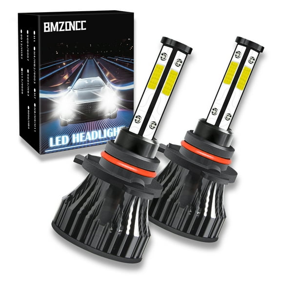 9005 HB3 LED Headlight Bulbs, 55W 6000LM 6000K Amplified Flux Beam | 2 Bulbs