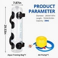 Fitness Aqua Bag, Adjustable Water Weight Bag with Upgraded Air Pump