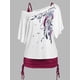thumbnail image 1 of Conjunto Top Talla Extra Manga Abombada y Cordones Rosegal  Camisetas tallas grandes, 1 of 5