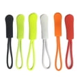 thumbnail image 4 of Maoww 10Pcs Zipper Pulls Zippers Extension Strap Slider Nylon Cord Broken Fixer Zip Rope Tag Replacement for Backpacks Jackets Orange, 4 of 7