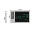 thumbnail image 3 of Viflosae 10inch Calendar Temperature And Humidity LCD Writing Tablet Intelligent Home Memo Desktop Office Electronic Calendar Memo With Alarm Clock Function Electronics Gadget Up to 50% Off, 3 of 9