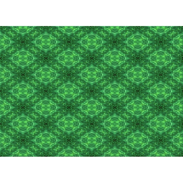 Ahgly Company Tapis d'Intérieur Lavables en Machine, Rectangle, Espace Vert Transitionnel, 2' x 3'