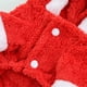 thumbnail image 3 of Ropa navideña para perros Sudadera térmica ligera para perros Suministros para mascotas (Rojo L) Sywqhk Libre de BPA, 3 of 8