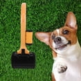 thumbnail image 4 of OULII 1Pcs Ramasse-Caca pour Animaux de Compagnie Extérieur Abs Jaune Noir 32 50X11 00X9 00 Po pour Parcs, 4 of 8