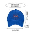 thumbnail image 6 of 250 Anniversary USA Hat Distressed Style, America 250 Hat Vintage Washed Baseball Cap, USA 250th Anniversary Low Profile Design, America 250th Anniversary Hat, Blue, 6 of 7