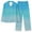 Blue, variant on Kaemgyyd Womens Pajamas Set 2pc Button down Soft Gradient Loungewear with Pockets and Comfy Long Pants Two Piece Sleepwear