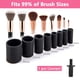 thumbnail image 4 of Limpiador y secador de brochas de maquillaje, cepillo giratorio automático Limpieza profunda y rápida en segundos para todas las brochas con 8 collares de goma Vhermosa FLD-4133, 4 of 4
