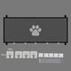 thumbnail image 2 of Barrera retráctil de para puertas, barreras para mascotas, barreras plegables portátiles para perros, tamaño D0LD, 180 x 78 cm, 2 of 6