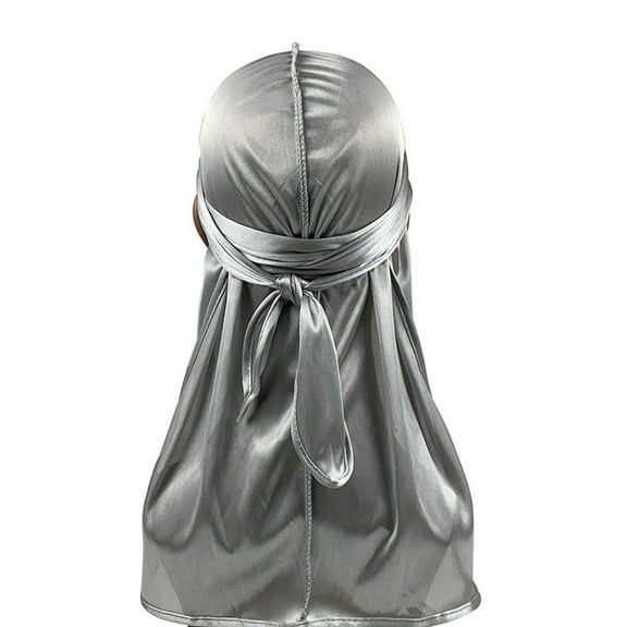 lixuesong Durag Long Tail Head Wrap Turban Hat for Men Women Breathable Headwrap Hat for Dreadlocks Braid Various Hair Type