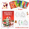thumbnail image 4 of Libros para colorear navideños 90shine para niños, 54 unidades: bolsas de regalos navideños, medias, regalos, regalos para fiestas, divertidos suministros navideños, 4 of 7