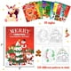 thumbnail image 4 of Libros para colorear navideños 90shine para niños, 54 unidades: bolsas de regalos navideños, medias, regalos, regalos para fiestas, divertidos suministros navideños, 4 of 7