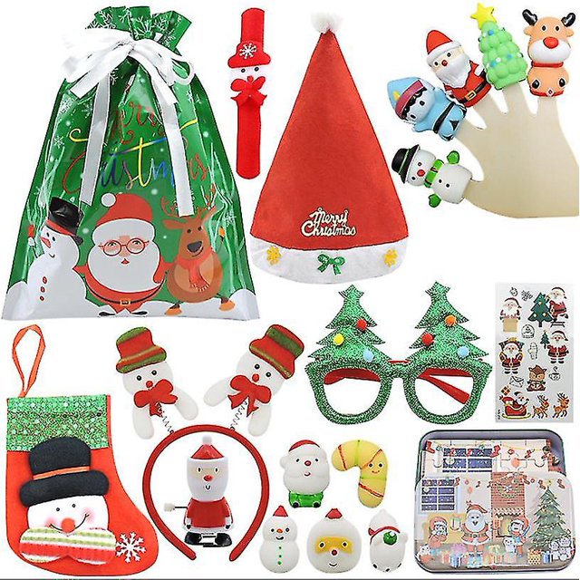 Christmas Advent Calendar Gift Fidget Toys Stress Relief Fidget Toy Blind Box Kids