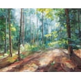 thumbnail image 2 of Nai, Danhui 14x12 White Modern Wood Framed Museum Art Print Titled - Woodland Reverie, 2 of 4