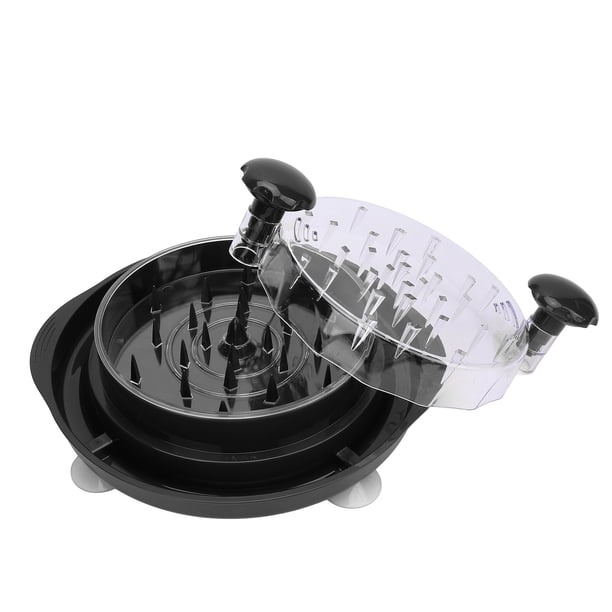 Molinillo de Pollo, Triturador de Pollo Resistente Al Calor Manual de Ergonímico Con Taza de Succión para la Cocina en Casa