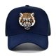 thumbnail image 3 of Hombres Mujeres Gorras De Béisbol Bordado Tigre Estilo Pareja Curva Ala Malla Camión Conductor Gorra Negro Verde G, 3 of 4