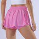 thumbnail image 1 of 2-in-1 Sports Yoga Short Skirt, Women's Activewear, Drawstring Stretchy Golf Sports Shorts, 1 of 5