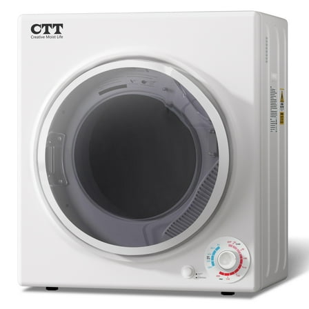 CTT 110V Portable Clothes Dryer 1500W, 3.5 cu.ft Compact Dryer  with Stainless Steel Tub, 4 Drying Mode, Portable Dryers for Laundry, Apartments, RVs, Dorms