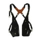 thumbnail image 3 of Bolso bandolera de piel sintética para axilas, ideal para fiestas medievales al aire libre. Negro, 3 of 9