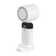 thumbnail image 3 of Mini ventilador portátil, mini ventilador portátil con soporte para teléfono, ventilador de cuello, tres velocidades, viento, ventilador de escritorio Blanco Sunnimix admirador personal, 3 of 8