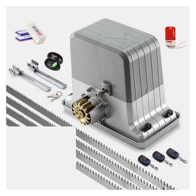 Heavy Duty Automatic Electric Sliding Gate Door Motor Engine Opener With 4m Racks (remotr Control QTY/sensor/button Optional) ,Easy to Install