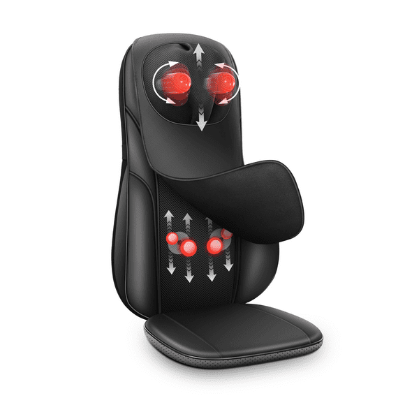 Asiento Masajeador LIFE&CARE de Lujo Negro