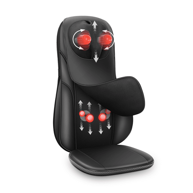 Asiento Masajeador LIFE&CARE de Lujo Negro