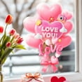 thumbnail image 5 of Valentines Day Window Clings, Valentine Stickers Decor, Valentines Double-Sided Window Decals for Home Anniversary Party Office Decoration, 5 of 5