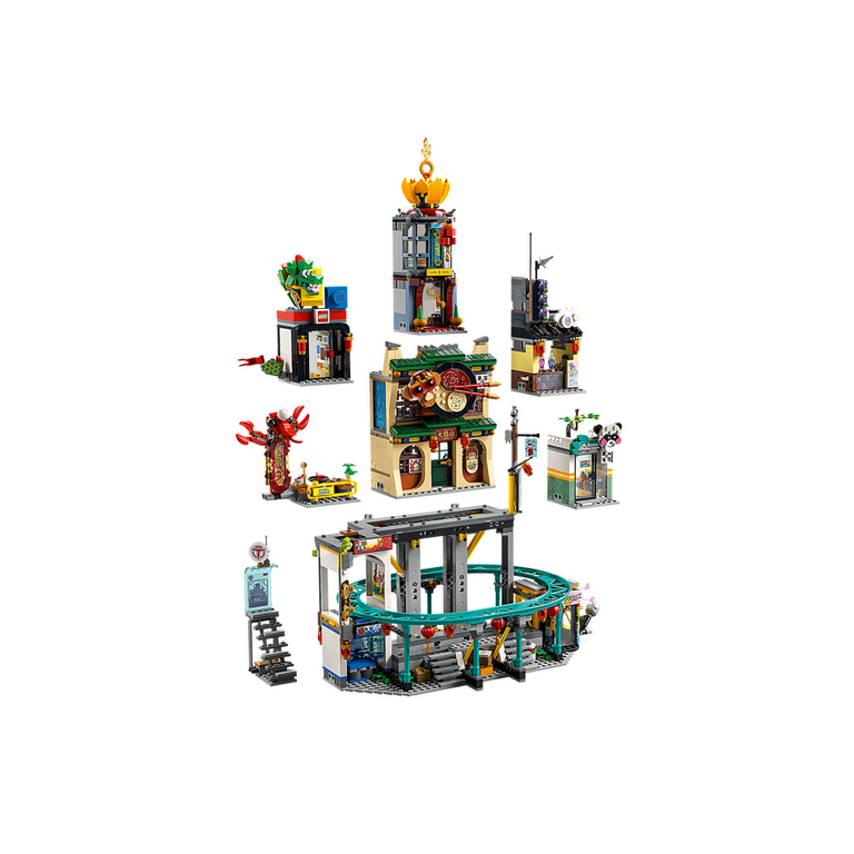 LEGO Monkie Kid The City of Lanterns 80036 Building Kit (2187