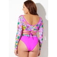 thumbnail image 2 of Swimsuits for All Women's Wrap Front Bikini Top, 2 of 5