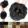 thumbnail image 2 of SEGO Messy Bun Hair Piece For Women Wavy Hair Scrunchies Synthetic Hair Bun Hairpiece Fluffy Tousled Updo Scrunchie Chignon Wrap On Scrunchy Bun Extensions Donut for Women, 2 of 7