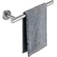 thumbnail image 1 of Hand Towel Holder Towel Ring, Thicken 0.8mm 304 Stainless Steel Bathroom Hand Towel Bar, 12 Inch Wall Mount Towel Rack Hanger, Brushed Steel, THH110L1, 1 of 4
