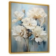 thumbnail image 2 of Designart "Simplistic Carnation Cluster" Carnations Floater Framed Wall Art Living Room, 2 of 5