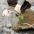 thumbnail image 2 of Portable Water Filter Pump Drinking Water Filtering Survival Tool for Traveling Sport Camping, 2 of 8