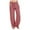 Watermelon Red, variant on Slacks for Women Summer Thin Linen Pants Wide Leg Loose Drawstring High Waist Palazzo Trousers with Pockets Womens Linen Pants Purple XL