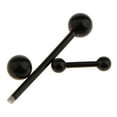 thumbnail image 4 of Anillo de pezón jinwen 24 piezas acero inoxidable Negro Jinwen Joyería piercing del cuerpo, 4 of 8