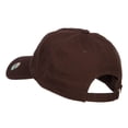 thumbnail image 3 of Rasta Leaf Flag Embroidered Unstructured Cap - Brown OSFM, 3 of 5