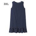 thumbnail image 1 of Vestido sin mangas con lunares para mujer, vestido sin mangas con volantes sueltos, azul marino, 3L Inevent AP002113-48, 1 of 3