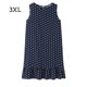thumbnail image 1 of Vestido de mujer Vestido sin mangas con lunares Vestido sin mangas con volantes sueltos, Azul marino, 3L Monstrate AP002113-48, 1 of 3