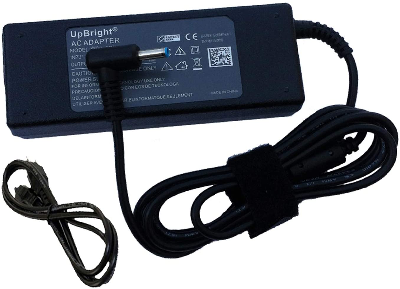 UPBRIGHT NEW 19.5V 3.33A 65W Global AC / DC Adapter For Hp Pavilion 15-g030wm 15-g249ca 15-g280nr 15-g279nr 15-G031CY 15.6"Laptop Notebook PC 19.5VDC 19.5 Volts Power Supply Cord - image 1 of 5